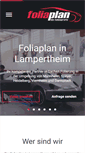 Mobile Screenshot of foliaplan.de